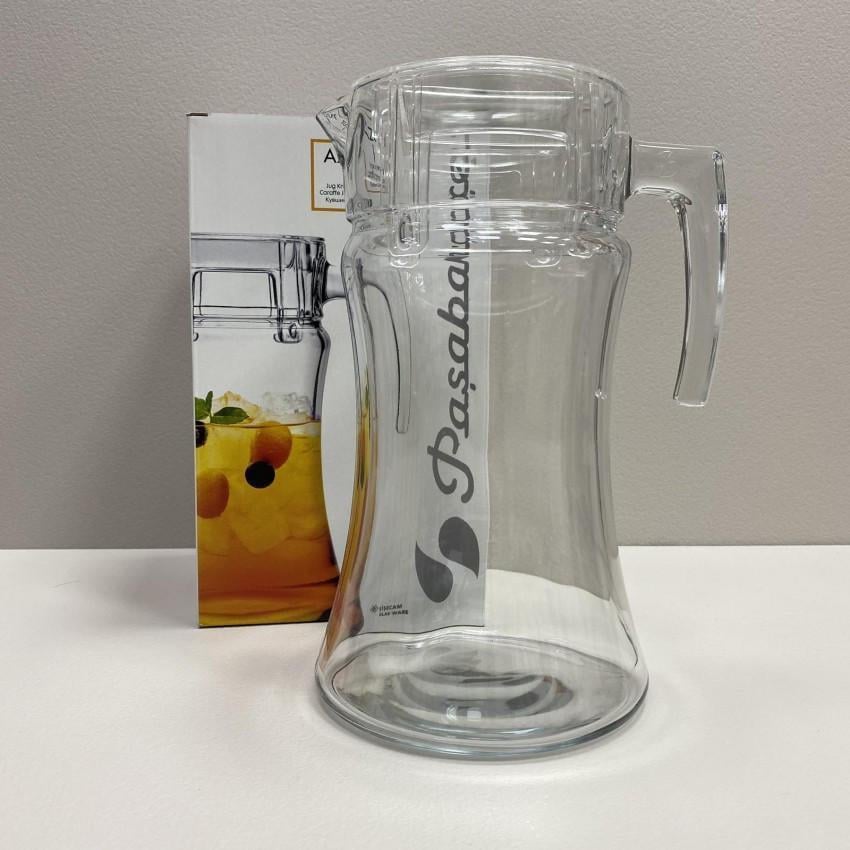 Кувшин стеклянный Pasabahce Azur 43018 с пластиковой крышкой 1,4 л (2200668005)