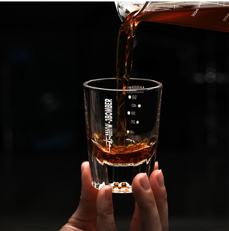 Стеклянный мерный шот для эспрессо MHW-3BOMBER OZ 50 мл (G5063W) - фото 9 Стеклянный мерный шот для эспрессо MHW-3BOMBER OZ 50 мл (G5063W) - фото 9