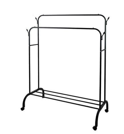 Вішалка Ruhhy 27084 подвійна для одягу на колесах