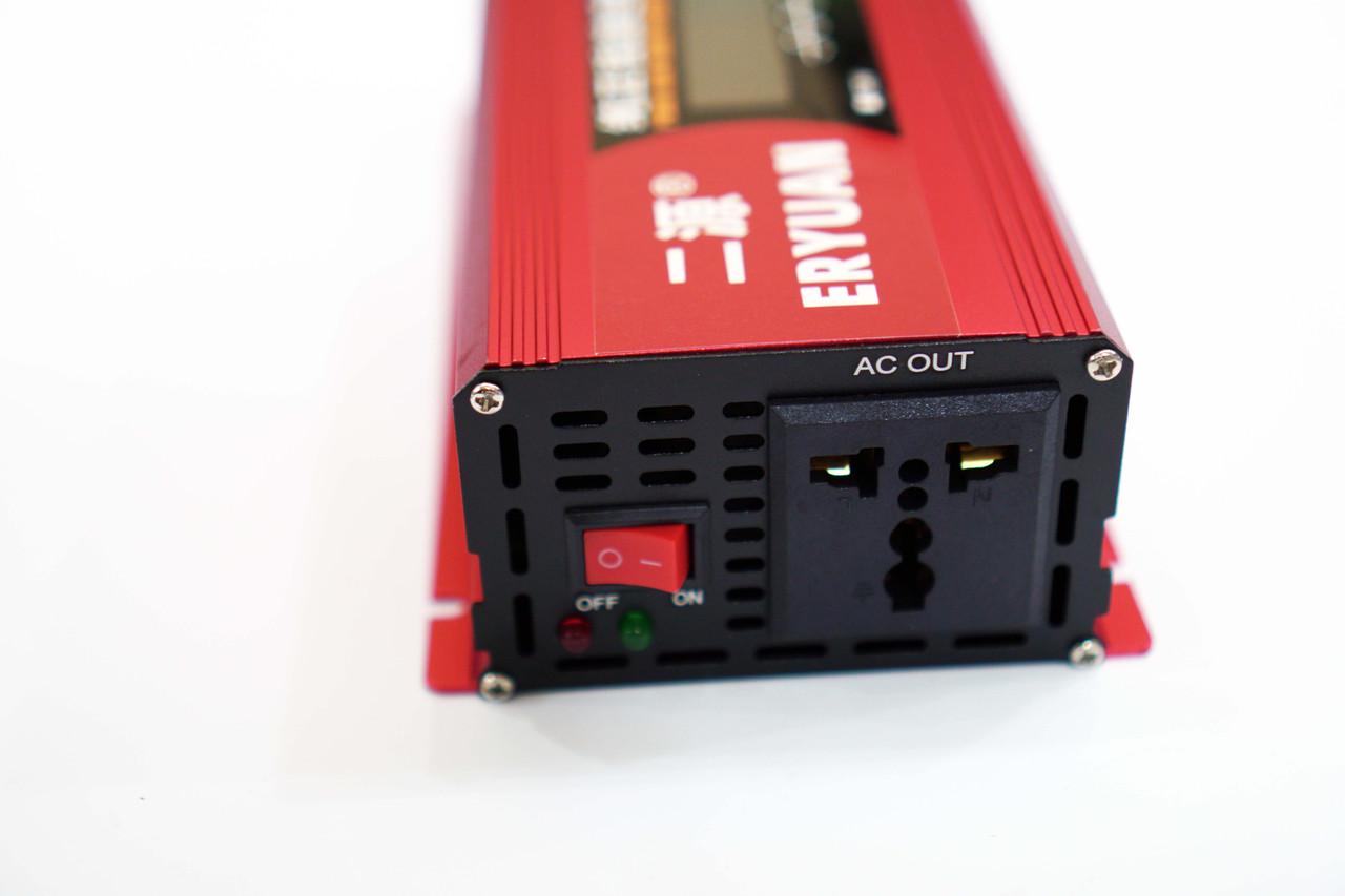 Автомобильный инвертор ERYUAN с чистой синусоидой и вольтметром 2200W DC/AC 12V-220V (17895045) - фото 4 Автомобильный инвертор ERYUAN с чистой синусоидой и вольтметром 2200W DC/AC 12V-220V (17895045) - фото 4
