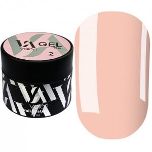 Гель для наращивания Valeri Builder GeI №02 Nude 15 мл