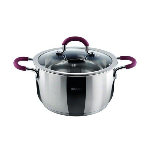 Кастрюля с крышкой Ringel Ingrid RG-2001-20 3,4 л Нержавеющая сталь (14391764)