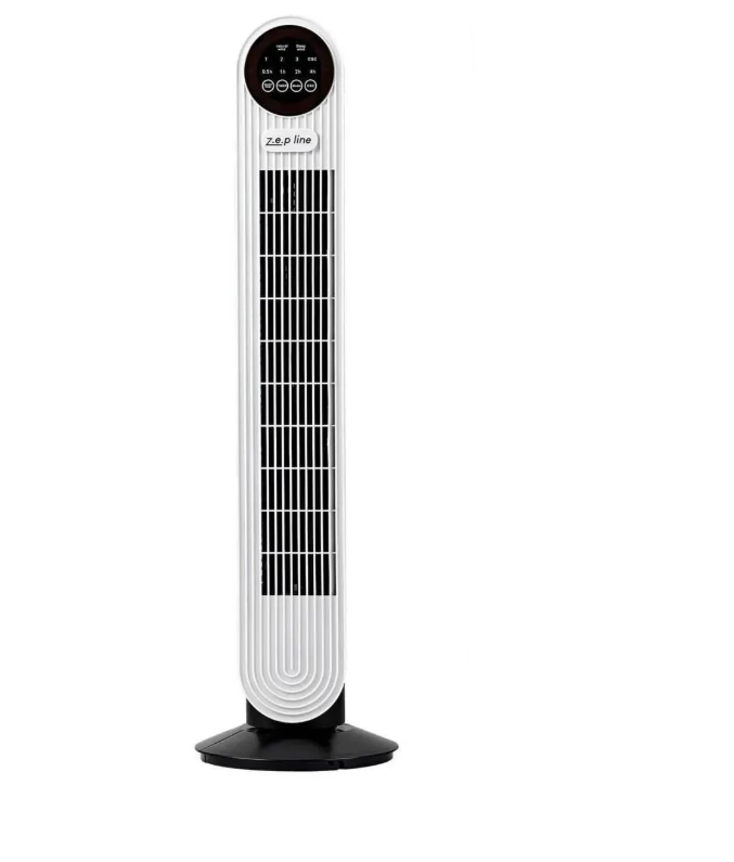 Вентилятор напольный Zepline ZP-139 500 Вт с пультом электронный Белый (GR-04411)
