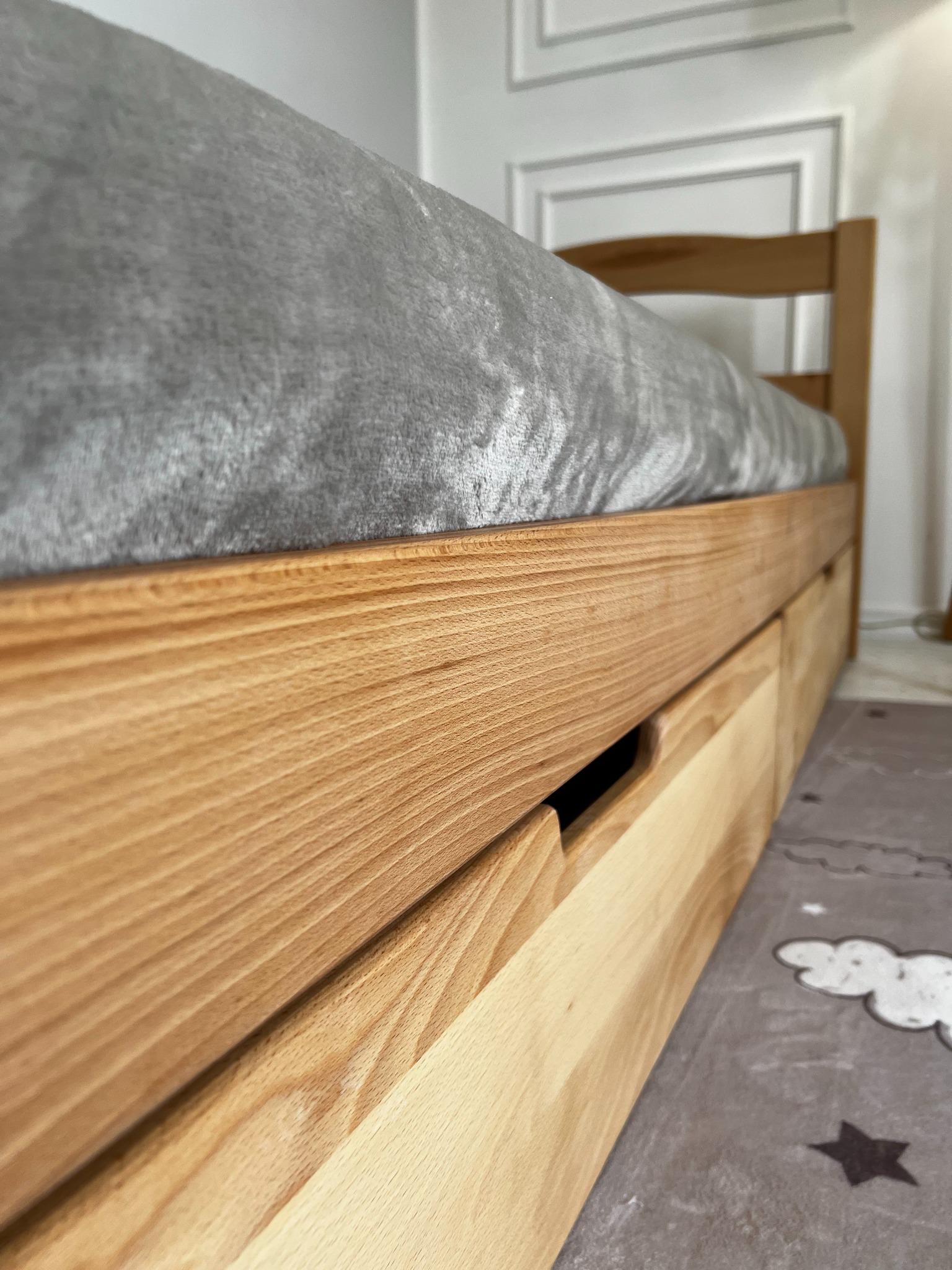 Кровать подростковая Goydalka Paris с ящиком 160x80 см Натуральный - фото 3 Кровать подростковая Goydalka Paris с ящиком 160x80 см Натуральный - фото 3