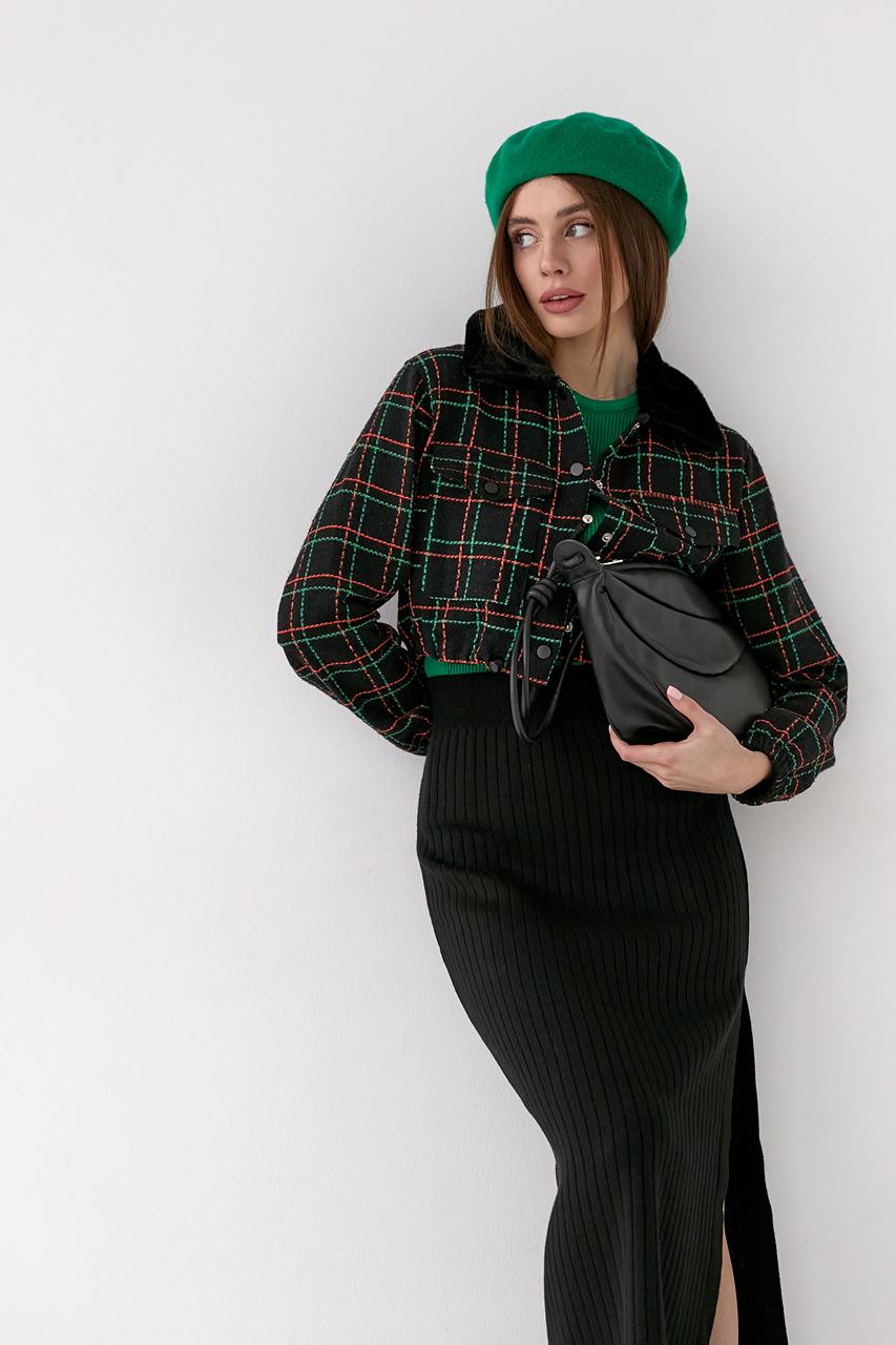 Жакет короткий M Черный (1966) - фото 6