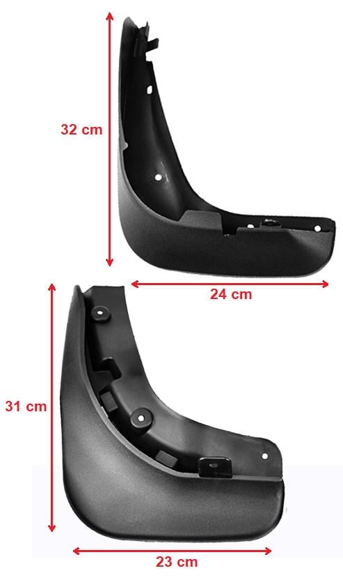 Брызговики MGC Volkswagen Golf 5/6 Variant Combi 2008-2014 г. в. комплект 4 шт. (5C6075111/1K9075101) - фото 2