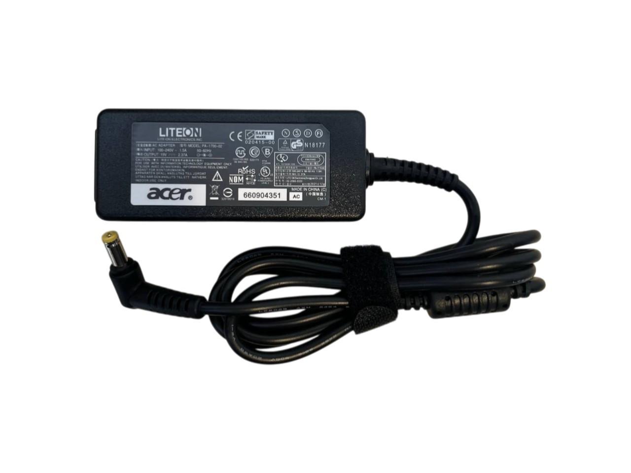 Блок питания для ноутбука Acer 45W 19V 2,37A 5,5x1,7 мм (018926) Блок питания для ноутбука Acer 45W 19V 2,37A 5,5x1,7 мм (018926)