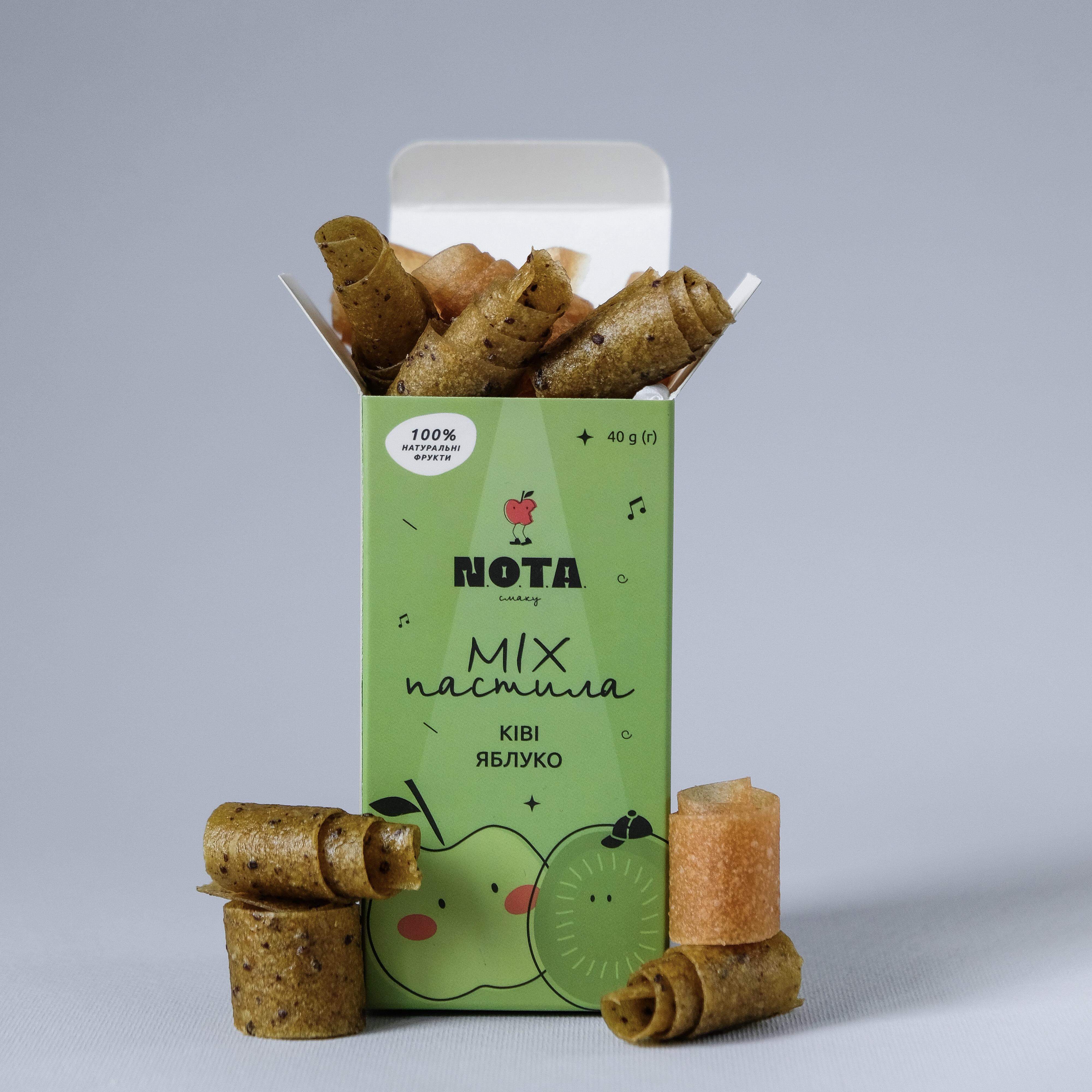 Пастила NOTAсмаку Микс Киви/Яблоко 40 г (14327250)
