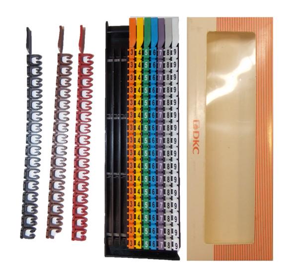 Комплект цифр маркеров DKC 0-9/4-6 мм2/160 шт. (DART.M4060) Комплект цифр маркеров DKC 0-9/4-6 мм2/160 шт. (DART.M4060)