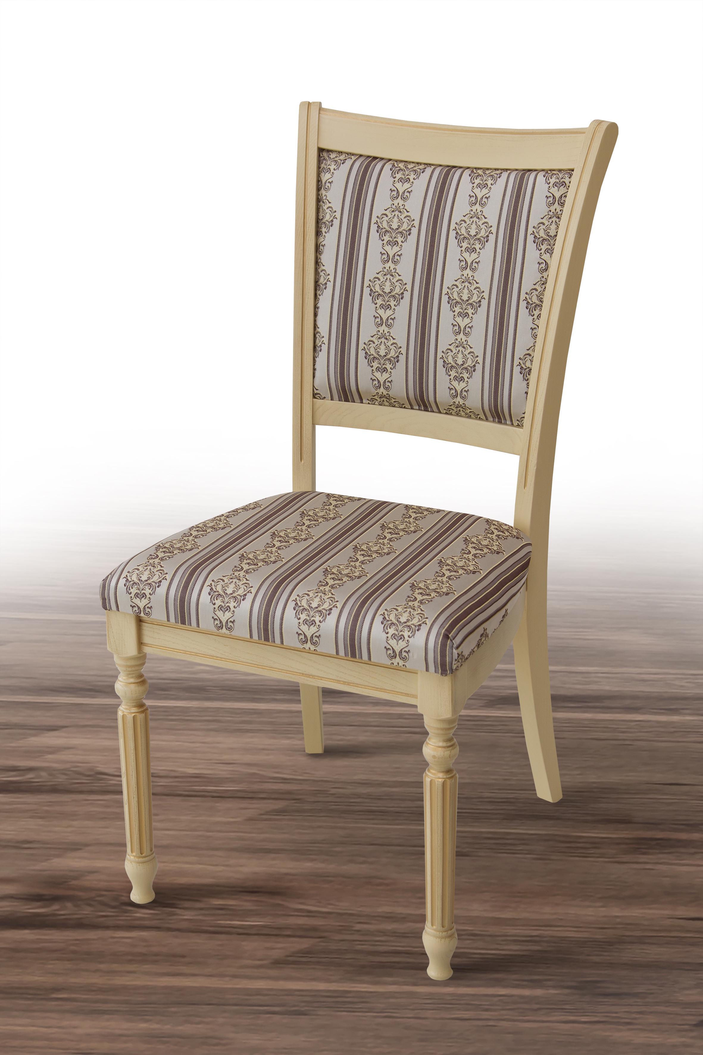 Стілець для кухні та вітальні Палермо Сицилія 480х960х420 мм Слонова кістка/Версаль (GAА0048032)