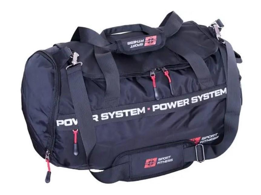 Спортивная сумка Power System PS-7012 Gym Bag-Dynamic 38л Blak/Red (7012BR)