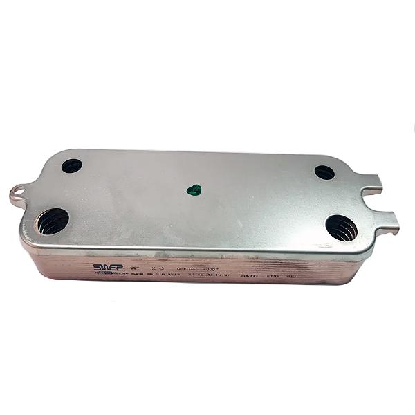 Теплообменник пластинчатый ГВС Swep 24 пл. для газового котла Buderus Logamax plus GB172/GB062/GB122i/Bosch Condens 87186429490 (00000062709)