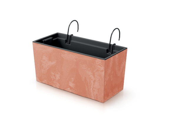 Балконный ящик Prosperplast подвесной Urbi Case Beton Effect 40 см Терра мраморный (DUC400EW-R624)