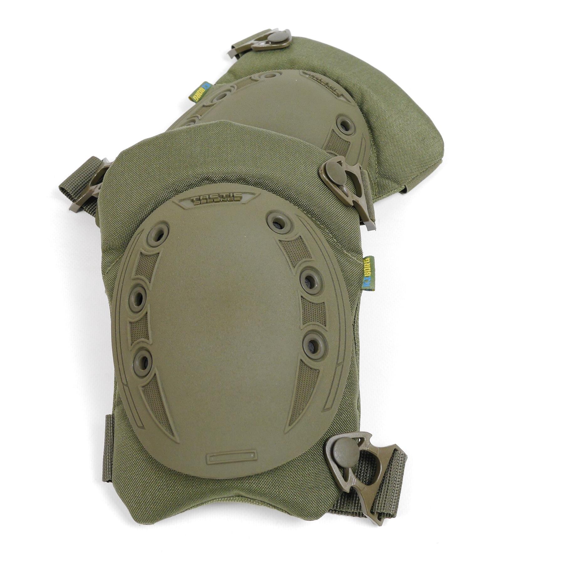 Наколінники військові захисні/ударостійкі/швидкознімні Хакі - фото 2