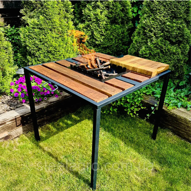 Стол-мангал разборной с шампурами (KGr-010.000.00) Стол-мангал разборной с шампурами (KGr-010.000.00)