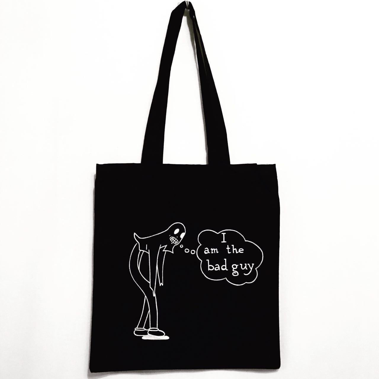 Еко-сумка з принтом "Bad Guy" (824)