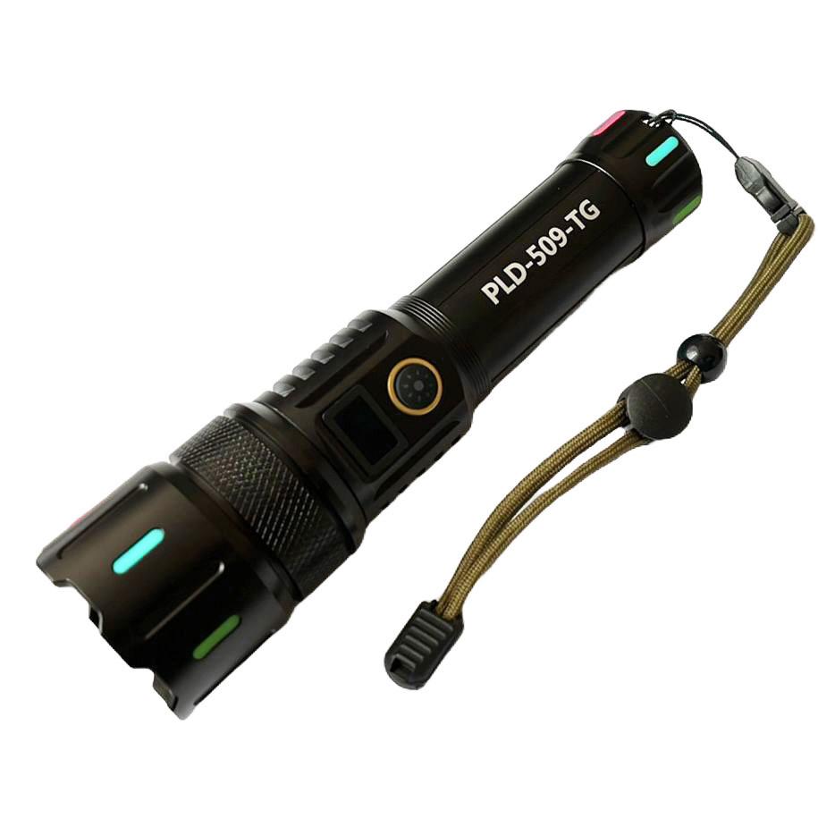 Фонарь Night Vision Fluorescence PLD-509 LED PM10-TG 1х26650 Powerbank индикация заряда ЗУ Laser White (2245500289)