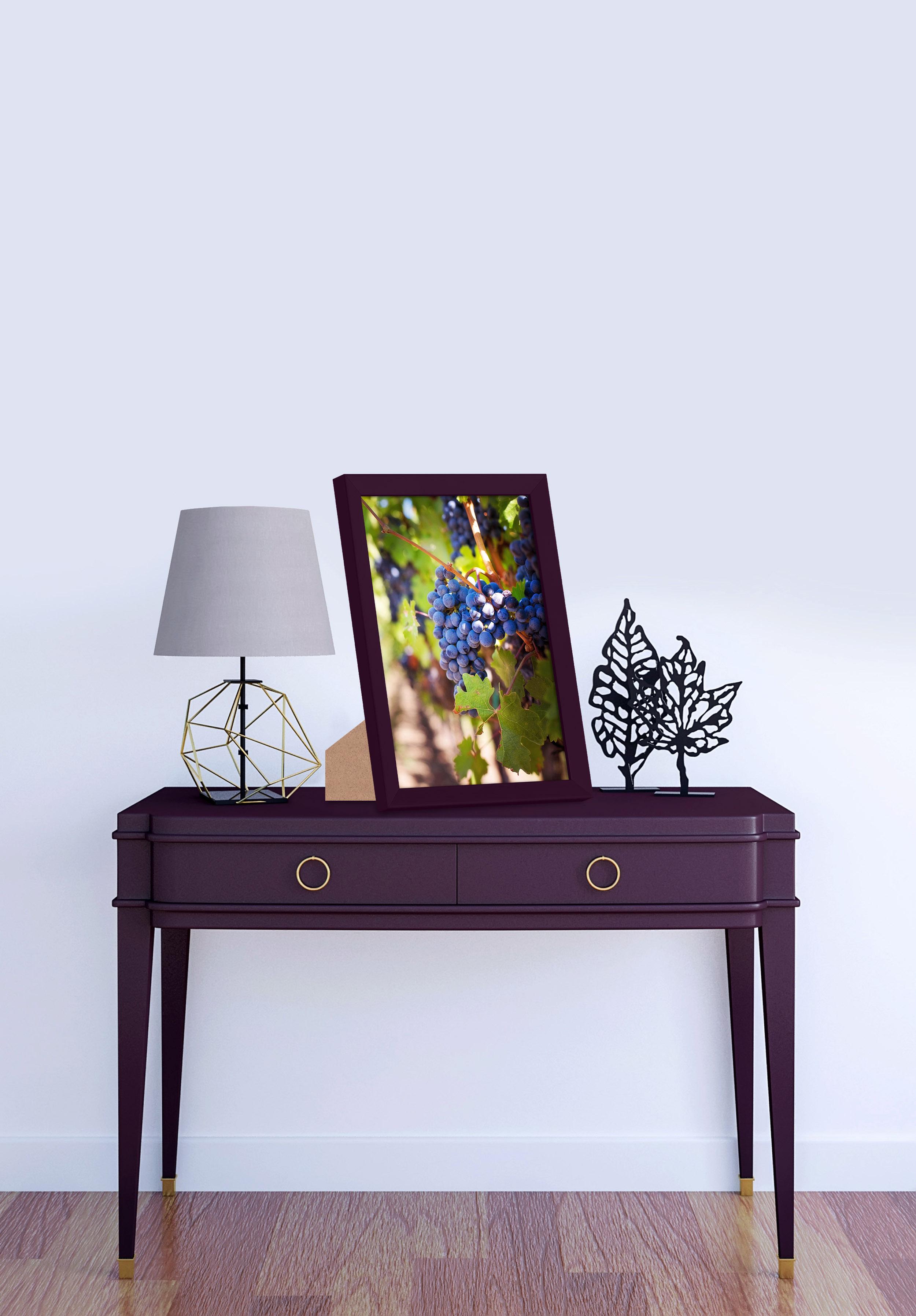 Фоторамка дерев'яна EmojiFrame 21х30 см А4 AH2220-02 антиблікове скло 2 мм з ніжкою Фіолетовий - фото 5 Фоторамка дерев'яна EmojiFrame 21х30 см А4 AH2220-02 антиблікове скло 2 мм з ніжкою Фіолетовий - фото 5