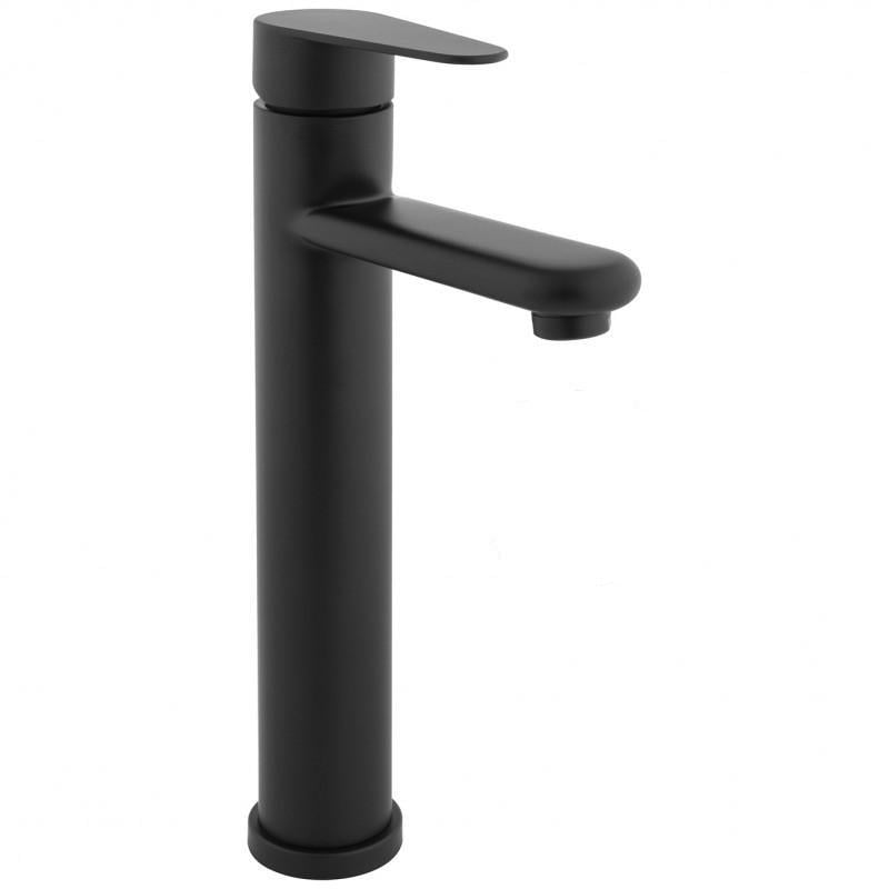 Смеситель для умывальника Yoka BU.SENA-36-BLK reac-20000000166 высокий однорычажный Черный (162004)