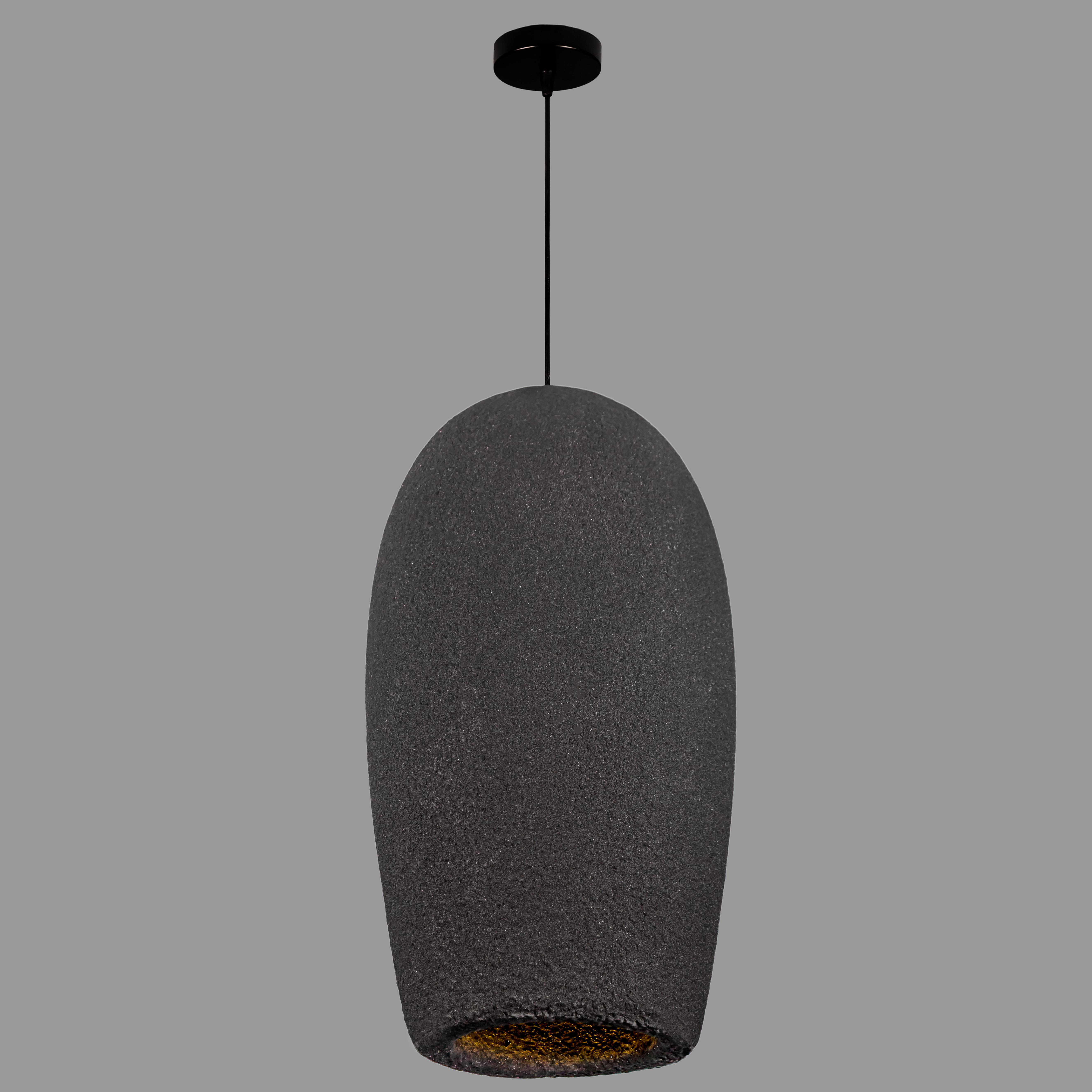 Люстра гипсовая Wabi-Sabi 30х54 см Графитовый (909-XL3584 (300) BK)