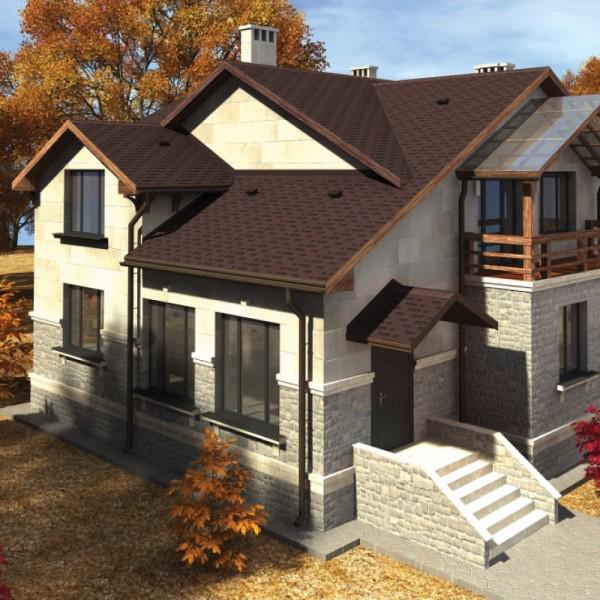 Битумная черепица Aquaizol Акцент 3,0 м2 Горный каньон (29657436) - фото 4 Битумная черепица Aquaizol Акцент 3,0 м2 Горный каньон (29657436) - фото 4