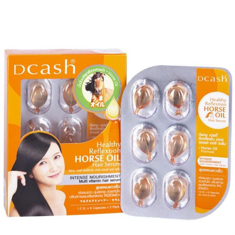 Капсулы для волос Dcash Horse Oil Serum для интенсивного питания волос 6 шт. Капсулы для волос Dcash Horse Oil Serum для интенсивного питания волос 6 шт.