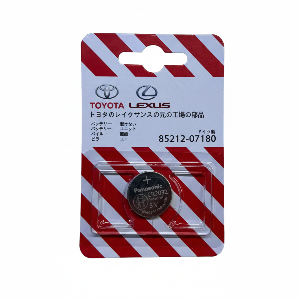 Батарейка для автомобильного ключа Toyota Lexus CR2032 3V литиевая