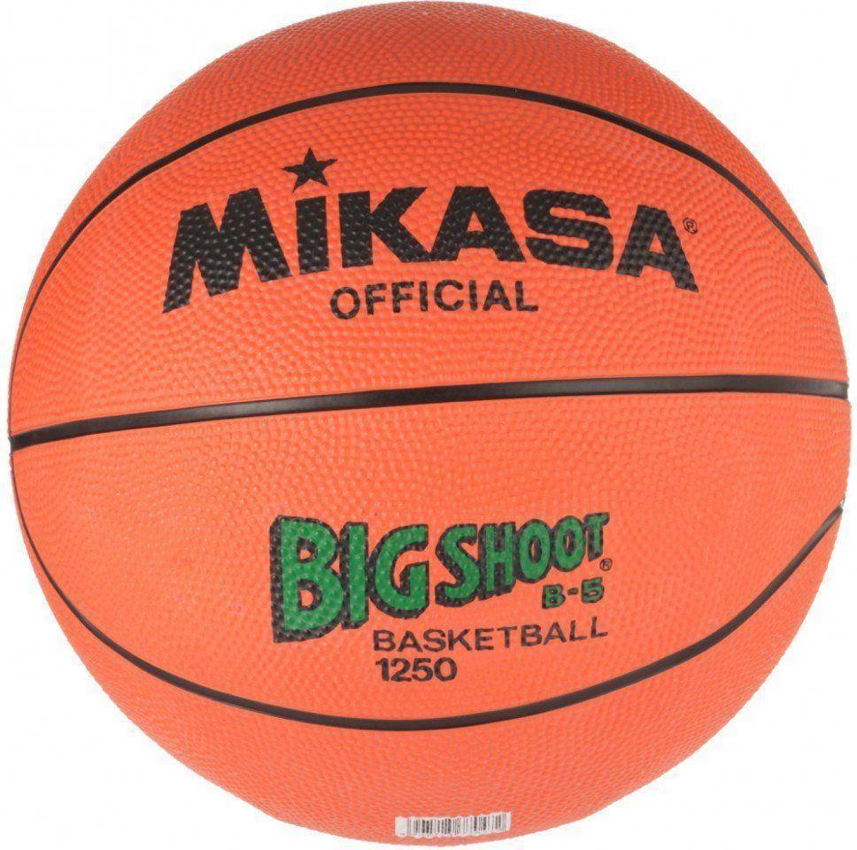 Баскетбольний м'яч Mikasa 1250 р. 5 Помаранчевий (47513) Баскетбольний м'яч Mikasa 1250 р. 5 Помаранчевий (47513)