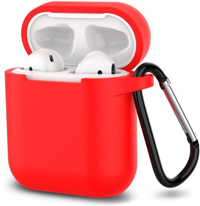 Силиконовый чехол для наушников Colourfull Silicone Case for AirPods, Red