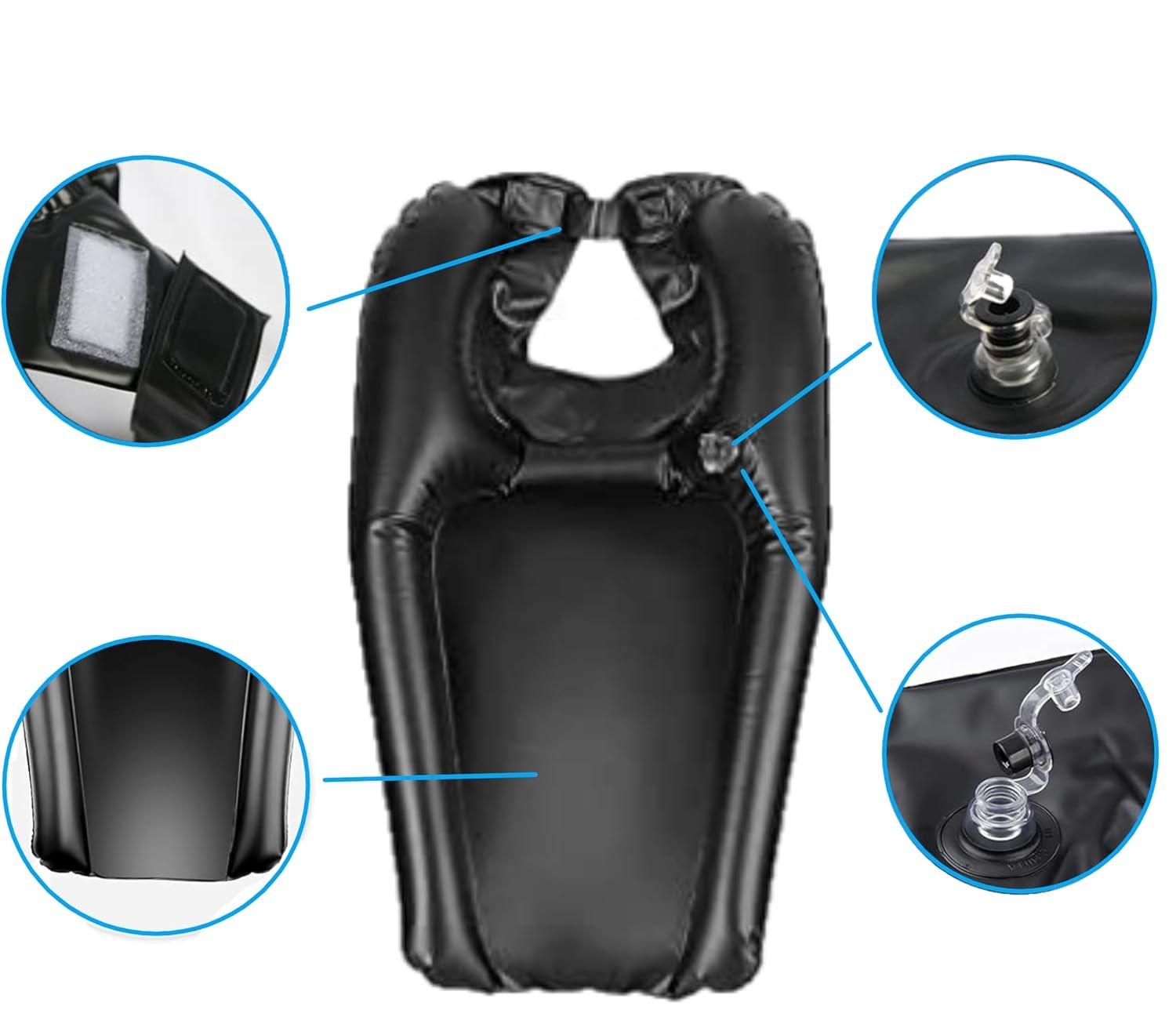 Ванночка для мытья головы и ухода за волосами надувная Черный (87260806) - фото 4 Ванночка для мытья головы и ухода за волосами надувная Черный (87260806) - фото 4