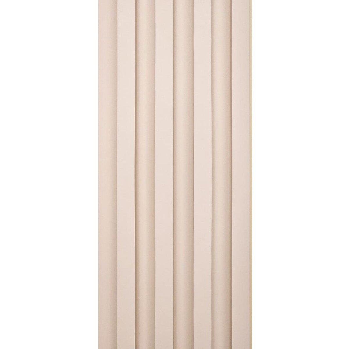 Рельс декоративный WPC стеновой 3000х160х23 мм Молочный (SW-00001858) - фото 5