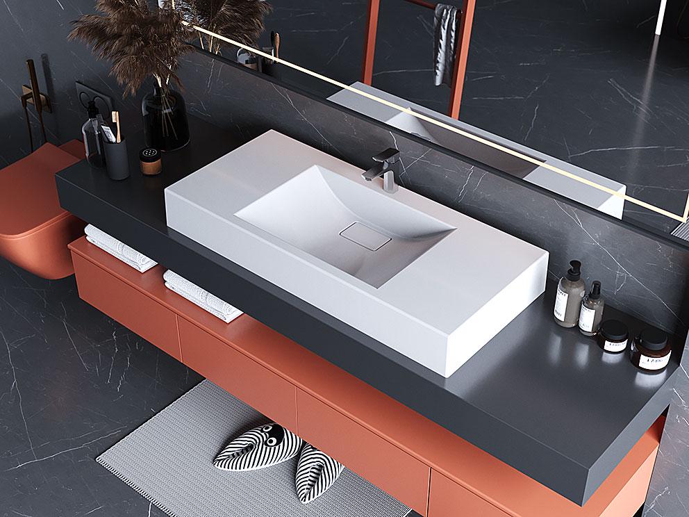 Умывальник накладной Luxor Veo 100