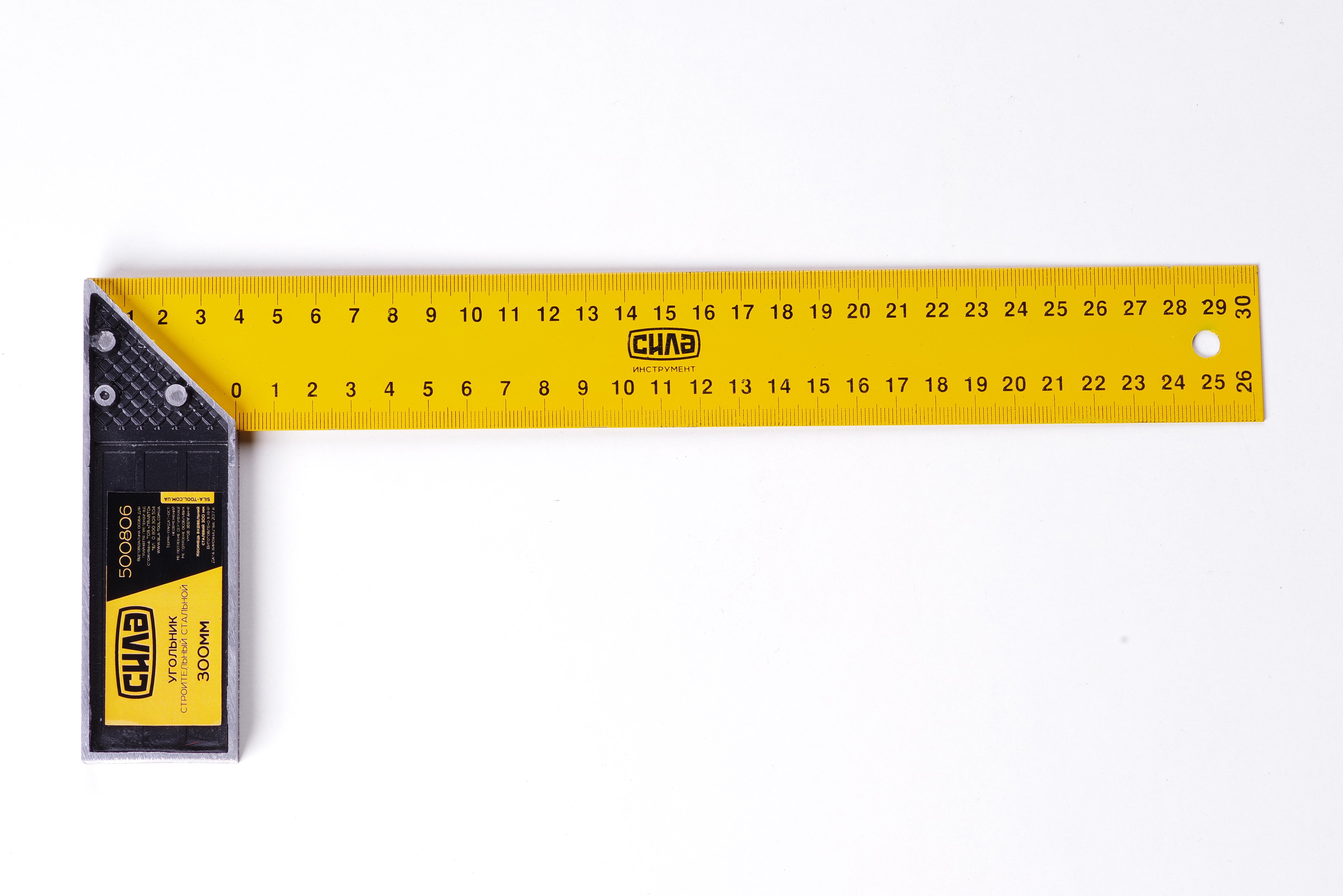 Угольник строительный Сила 300 мм (500806)