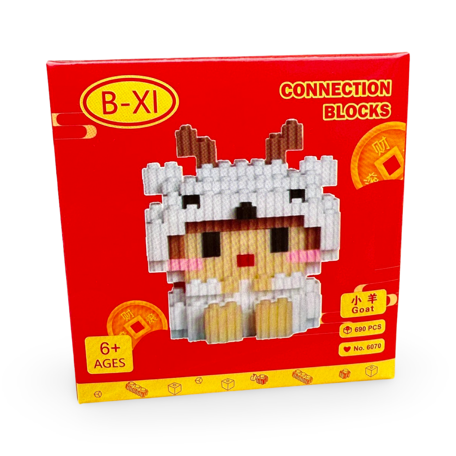 Конструктор Magic Blocks Китайский гороскоп Овца 690 деталей (6070)