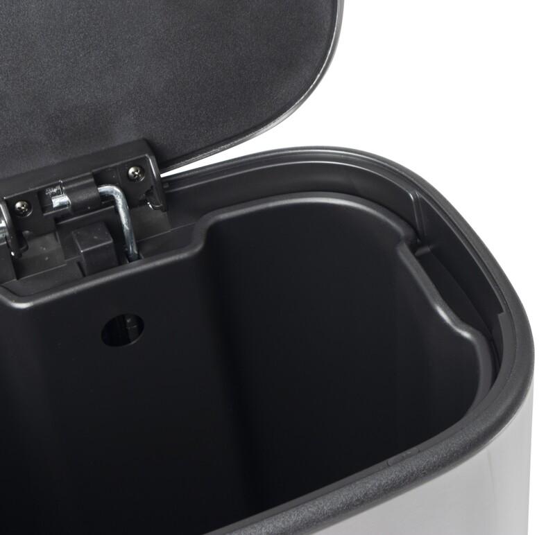 Відро для сміття MIXXUS Premium Diverse-TC0112 SS Color 12 л з плавним закриттям нержавіюча сталь (OL-MI7079) - фото 5