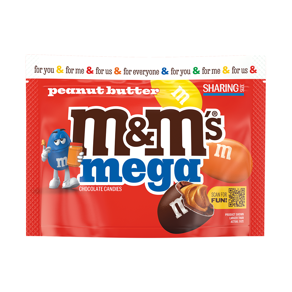 Драже M&M'S Mega Peanut Butter 240 г (2148961198)