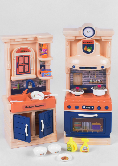 Детская игрушечная кухня для куклы (32222)