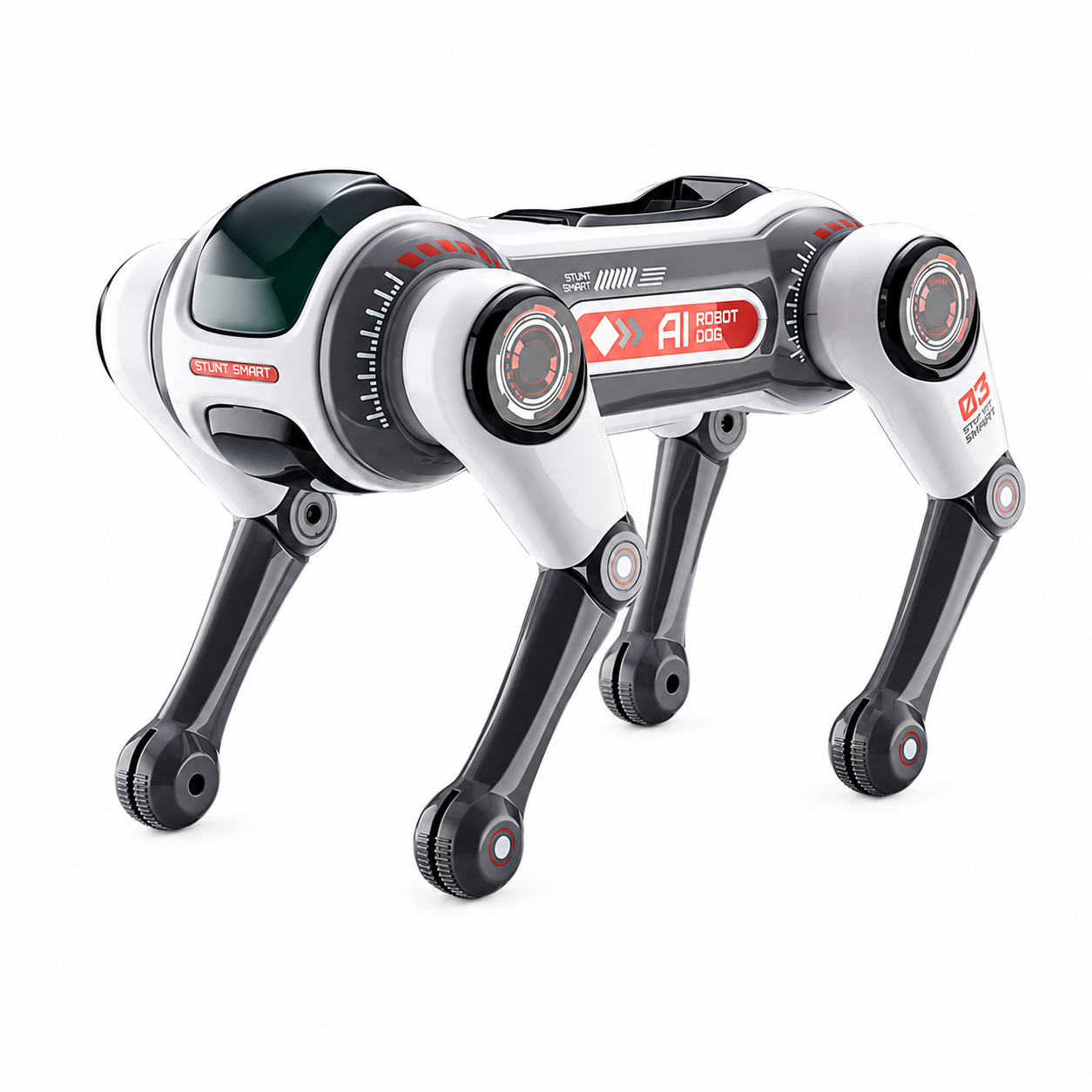 Робот-собака интерактивный Smart Dog 1508D с пультом и AI голосовым управлением