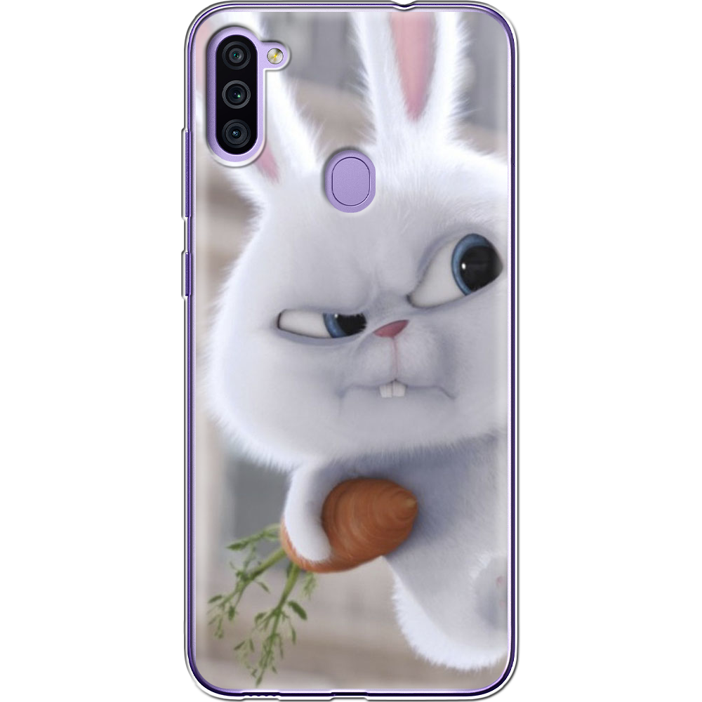 Чехол Boxface Samsung M115 Galaxy M11 Rabbit Snowball Прозрачный силикон (39780-up1116-39628)
