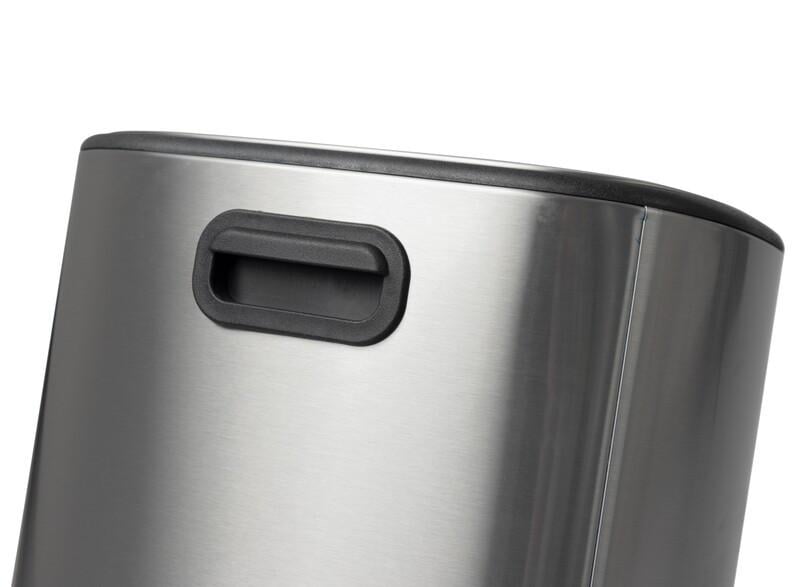 Мусорное ведро овальное MIXXUS Premium Diverse-TC0112 SS Color с плавным закрыванием 12 л Нержавеющая сталь - фото 3 Мусорное ведро овальное MIXXUS Premium Diverse-TC0112 SS Color с плавным закрыванием 12 л Нержавеющая сталь - фото 3