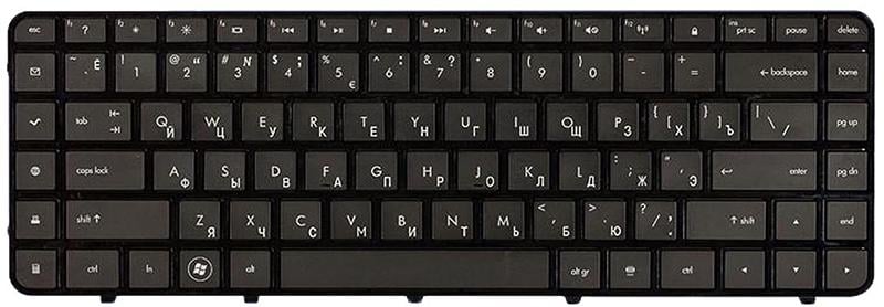 Клавіатура для ноутбука HP Pavilion dv6-3060 матова (597630-251)