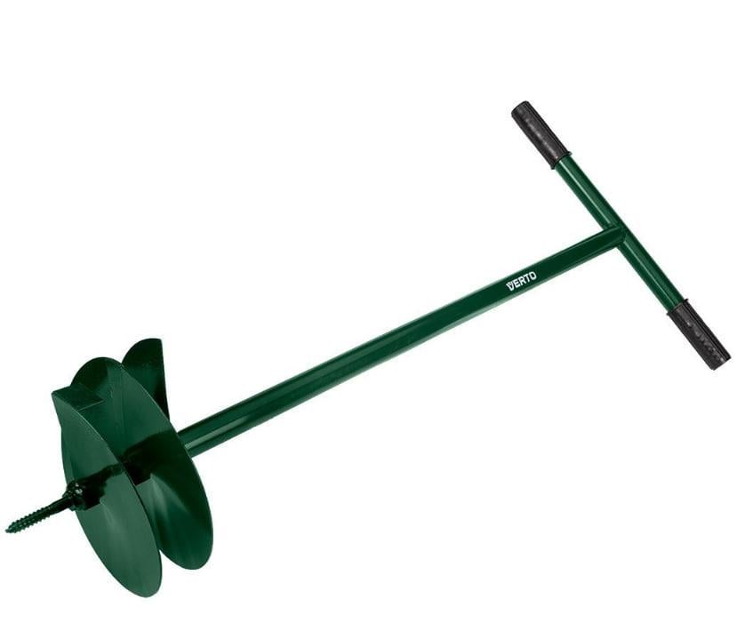 Бур для сада ручной Verto d 25 см 115 см 3 кг (iz16745)