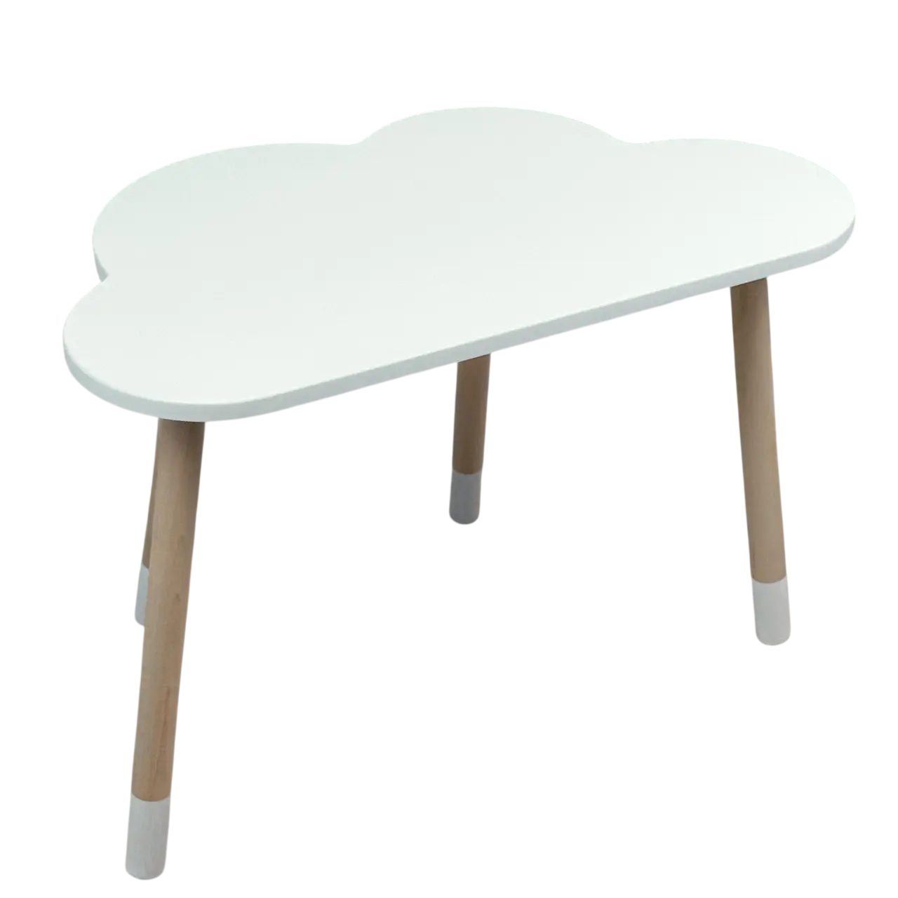 Столик детский деревянный облачко 46х70х40 см Белый (150-7-24937)