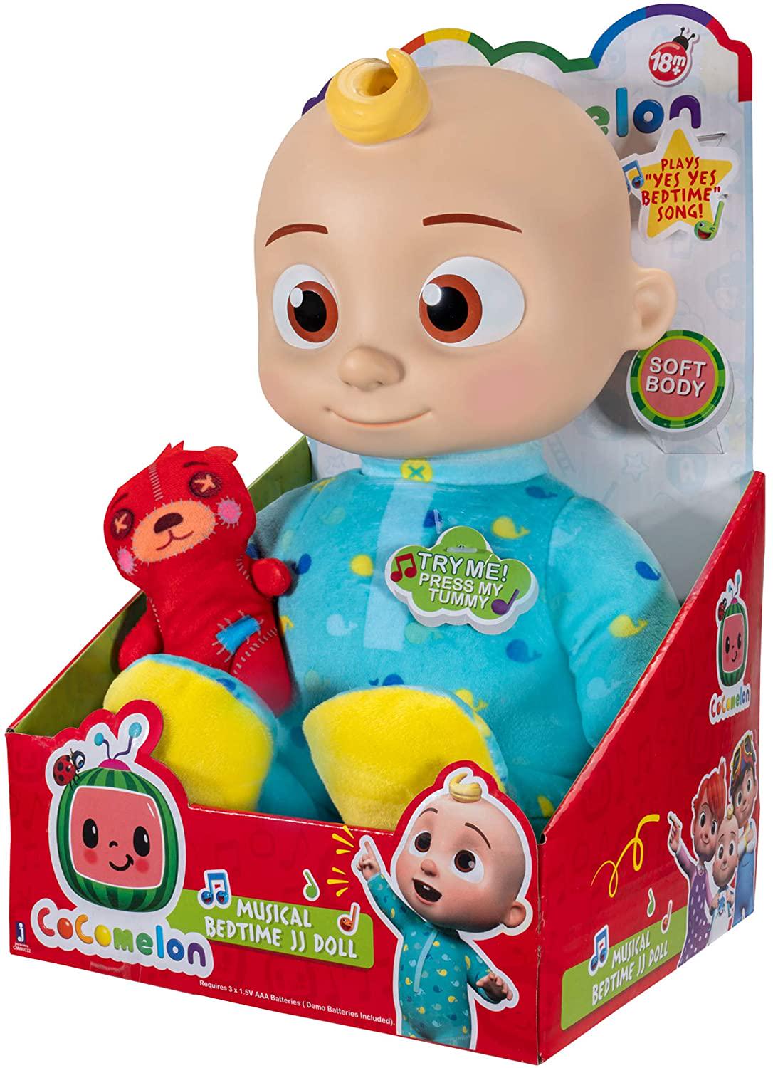 ᐉ Інтерактивна м'яка іграшка CoComelon Roto Plush Bedtime JJ Doll