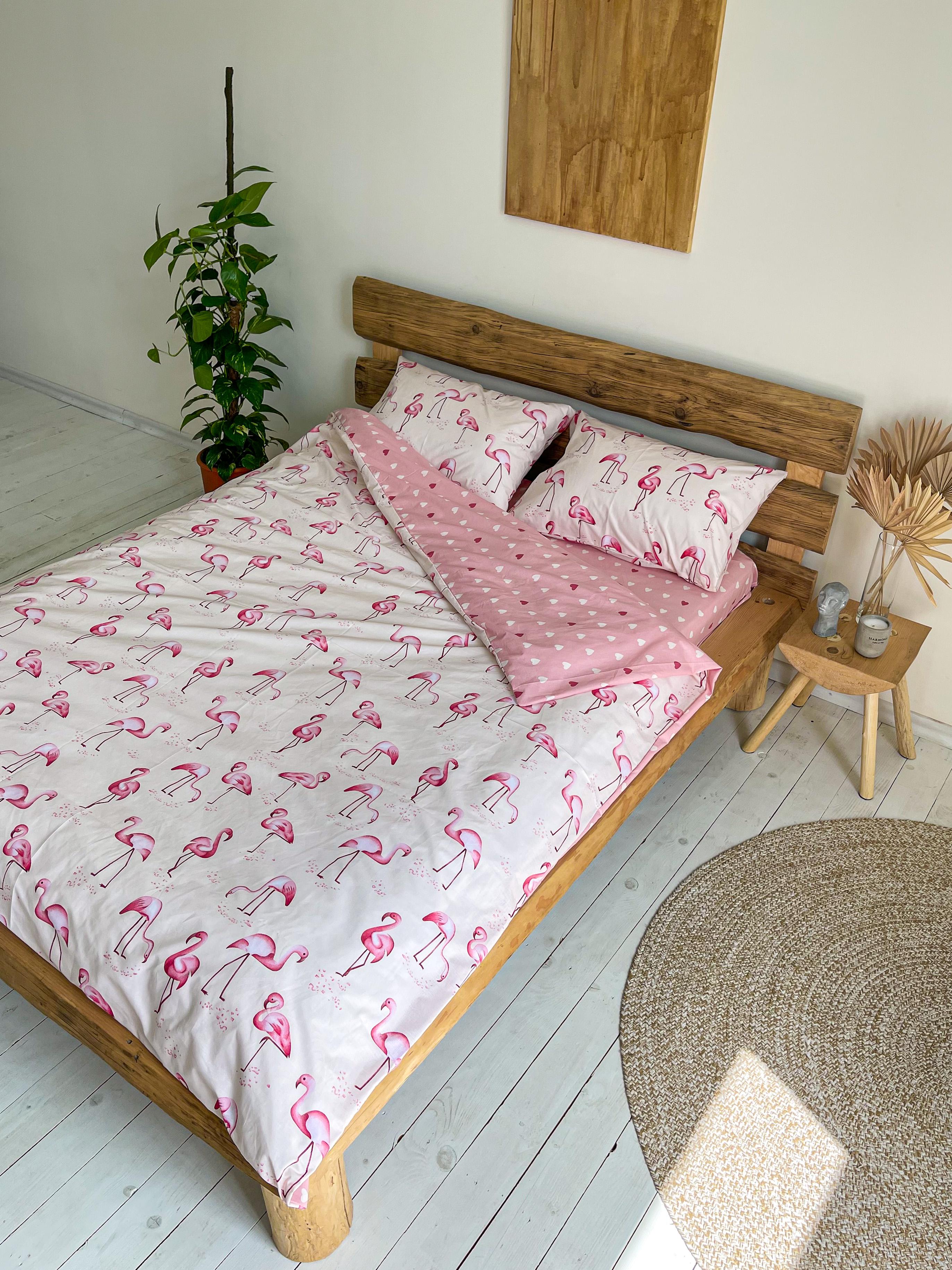 Комплект постельного белья полуторный IDEAL бязь Фламинго (7909946)