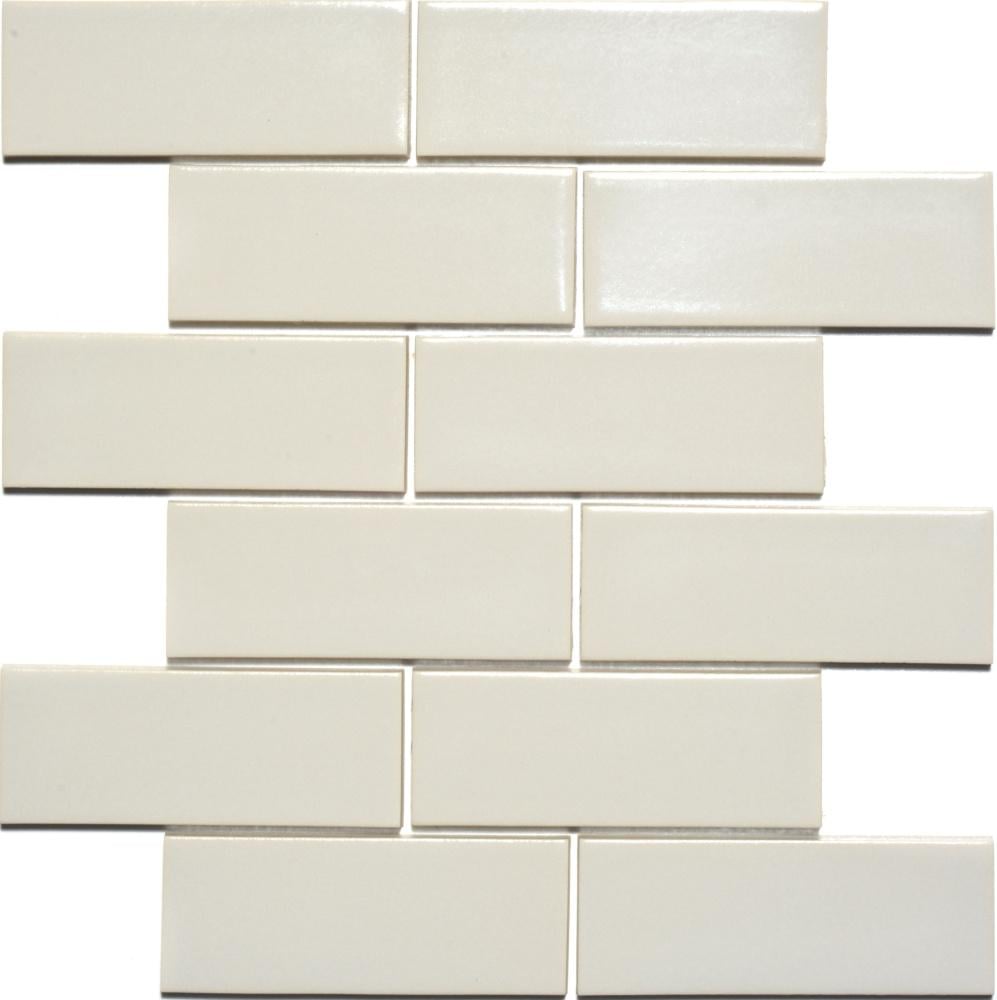 Керамическая мозаика Kotto Ceramica BRICK B 6014 300x300х9 мм/48х124 мм 0,075 м2 Light Gray