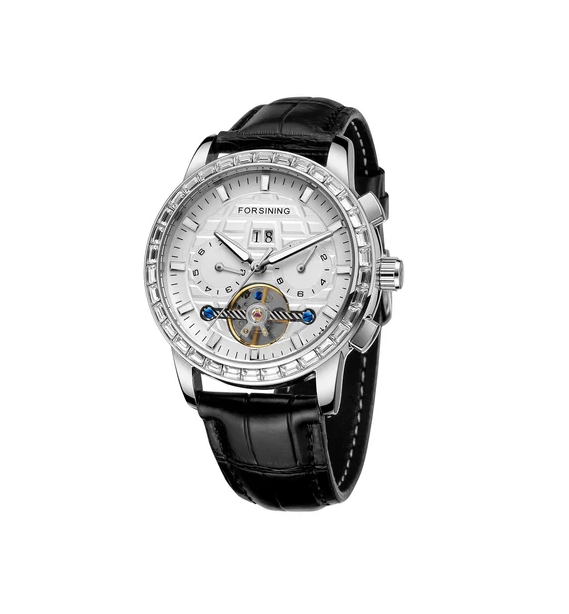 Наручний годинник Forsining 6920 Silver/White