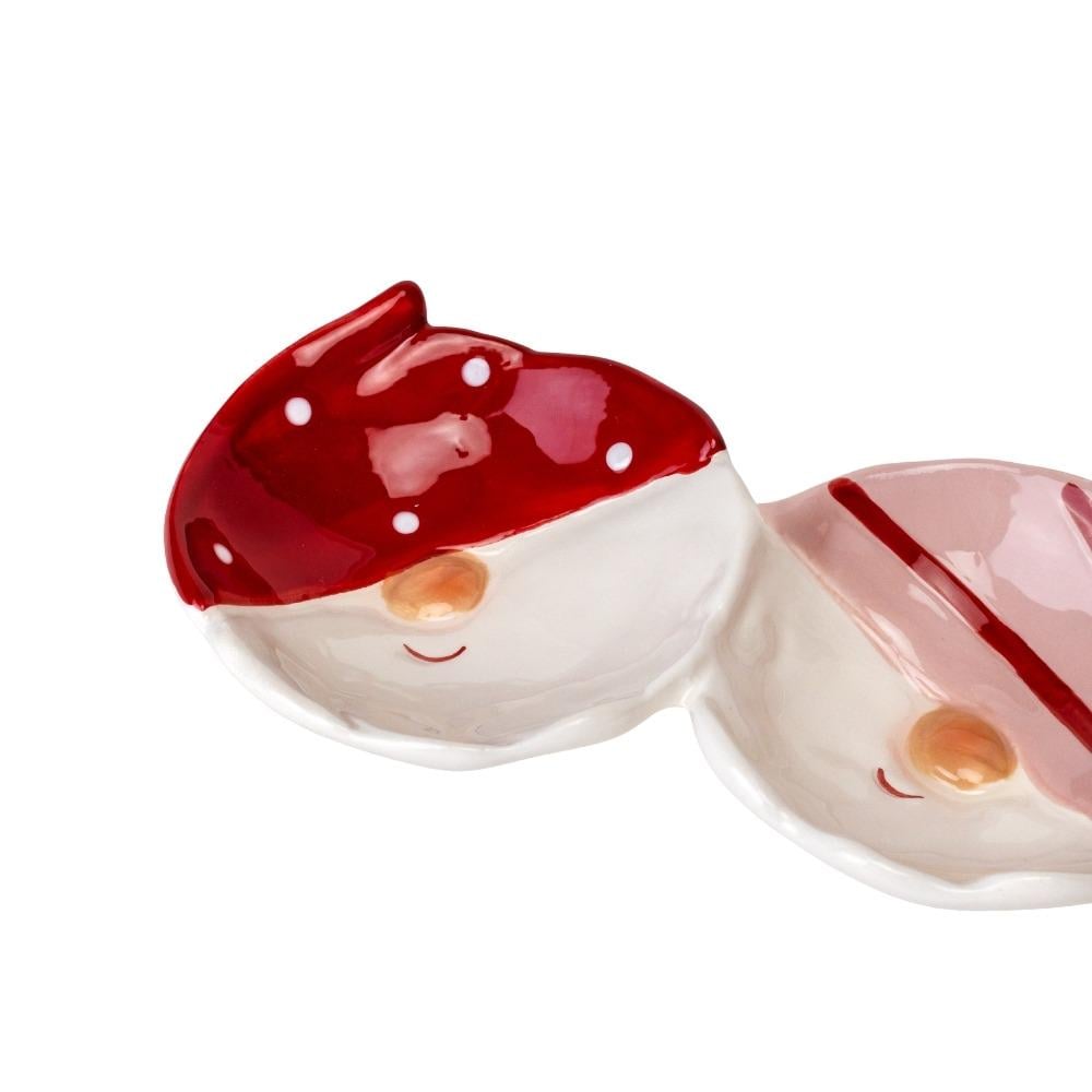 Пиала новогодняя керамическая Веселые гномы 27х10х4,5 см (6021-011) - фото 3 Пиала новогодняя керамическая Веселые гномы 27х10х4,5 см (6021-011) - фото 3