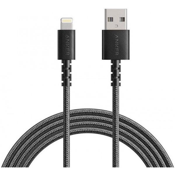 Кабель Anker Powerline Select+ Lightning 1.8 м Black (A8013H11) - фото 3