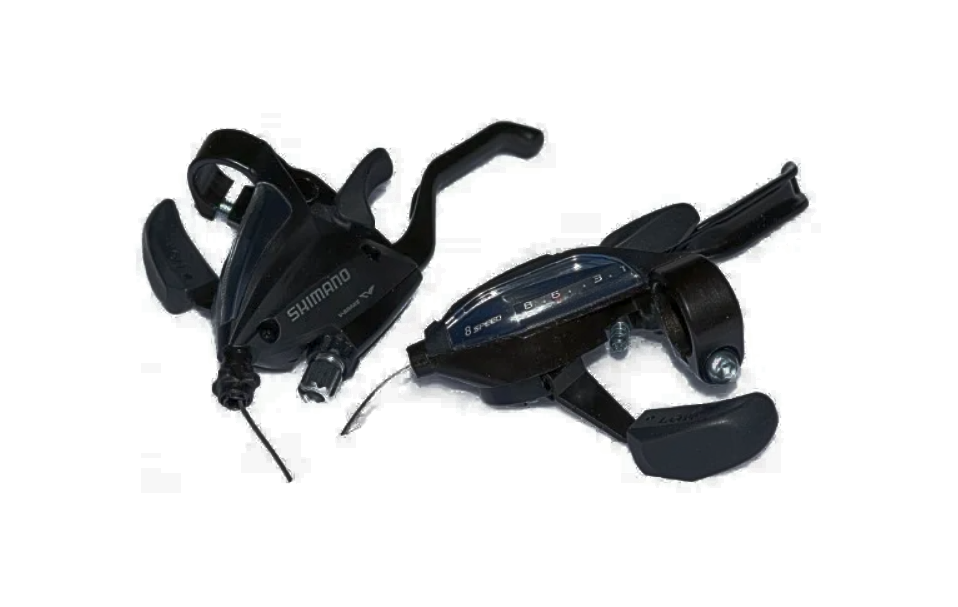 Моноблоки Shimano ST-EF500 Tourney левый и правый 3/8 скоростей с тросами (50000496) - фото 1
